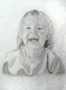 Young self-portrait Pencil Sketch
