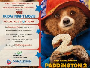 Free Friday Night Movie poster for Paddington 2