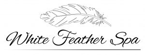 Logo Design: White Feather Spa (St. Thomas Esthetics Business)